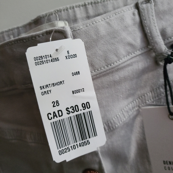 Forever 21 Grey Denim Mini Skirt - Picture 3 of 4